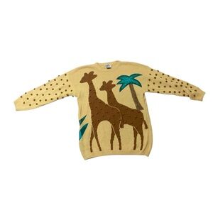 Vintage 80s Cervelle Giraffe Sweater size M